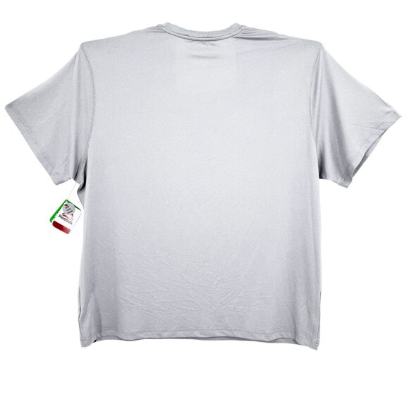 Reebok Men's Short Sleeve Sleet Heather Grey Graphic Classic T-Shirt Size 3XL NW - Picture 3 of 11